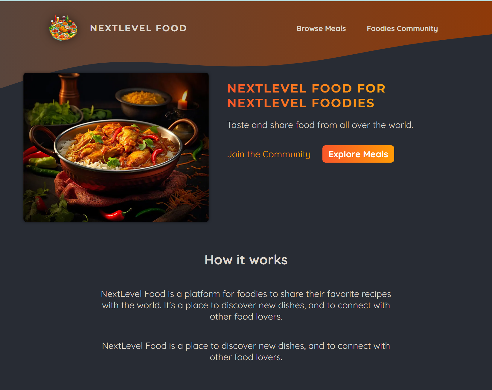 Food App - Image 1